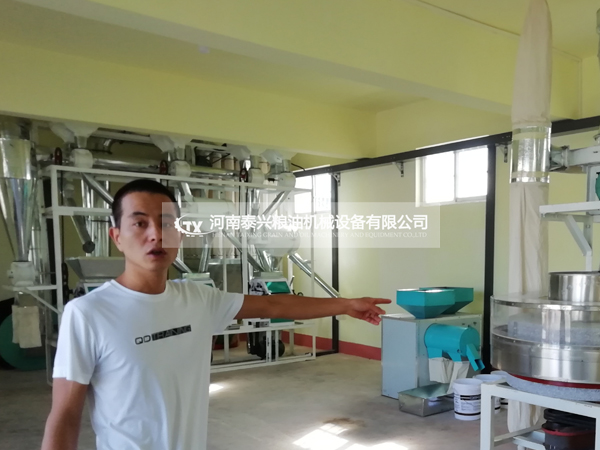 寶雞千陽北臺村三組面粉機安裝案例